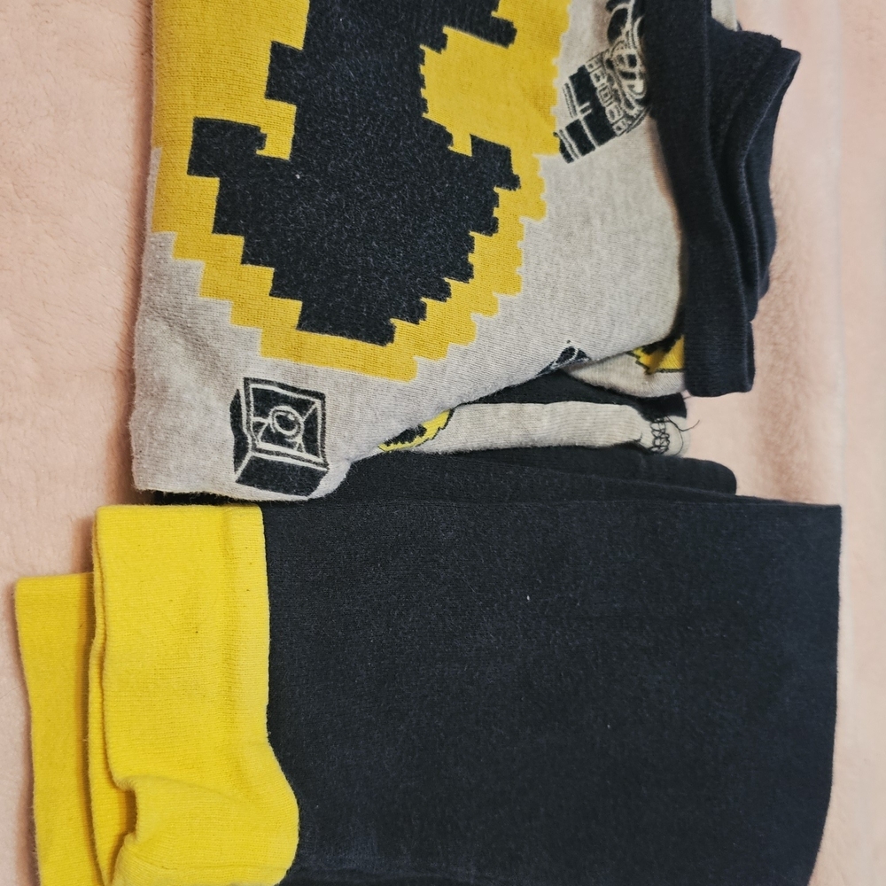 Kids Black and Yellow Bottoms